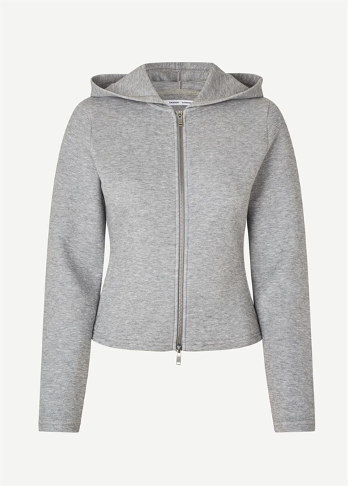 Saalice zip hoodie 15921 Grey Me. Samsøe