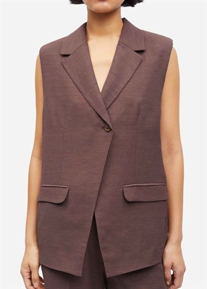 Sathena vest 15630 French Roast Samsøe 