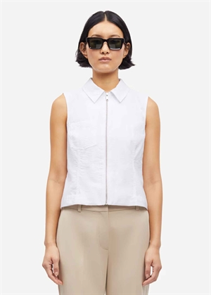 Sariana vest 15665 Bright White Samsøe