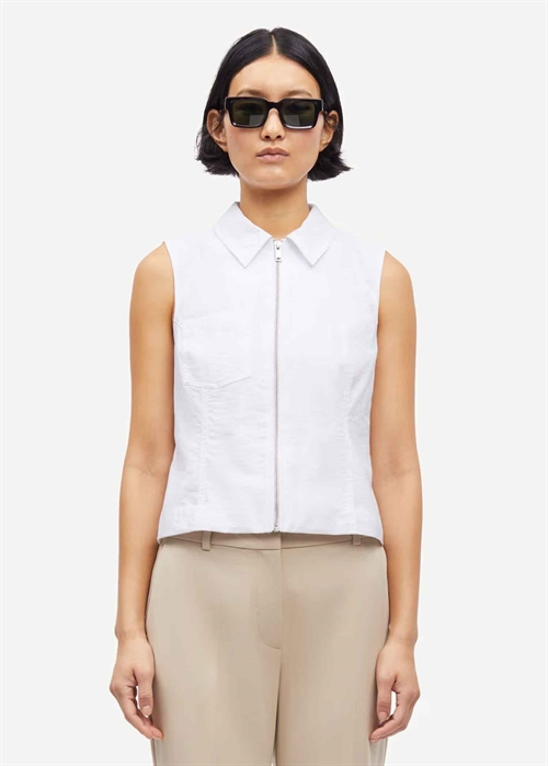 Sariana vest 15665 Bright White Samsøe