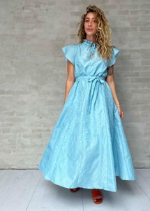 Karookh long kjole 14646 Blue Topaz Samsøe