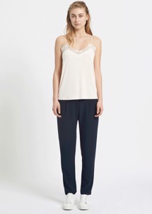 Slip top off white 6202 Samsøe