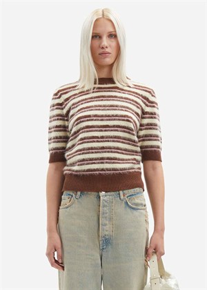 Sagiulia ss sweater 15176 Bronestone Stripe Samsøe 