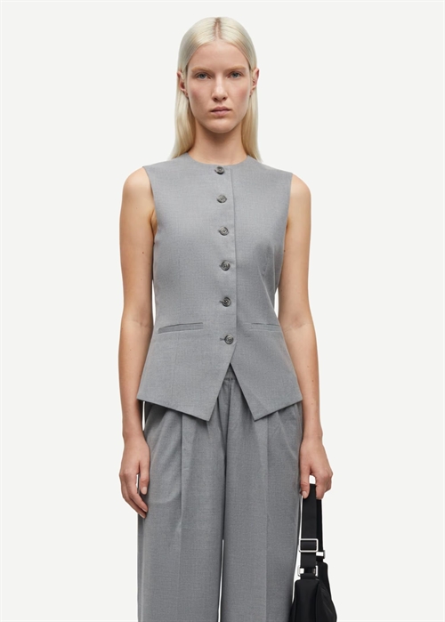 Saruma vest 15145 Grey Mel. Samsøe