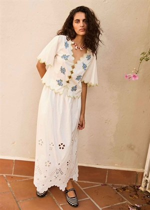 Trine skirt White Cutwork Sissel Edelbo 