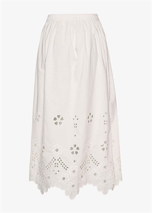 Trine skirt White Cutwork Sissel Edelbo 