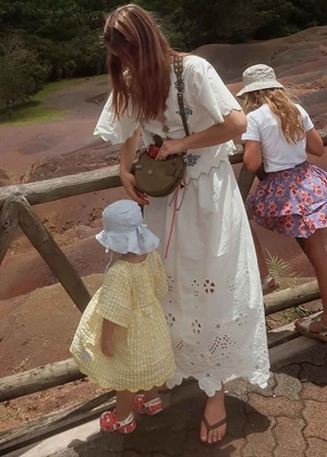 Trine skirt White Cutwork Sissel Edelbo 