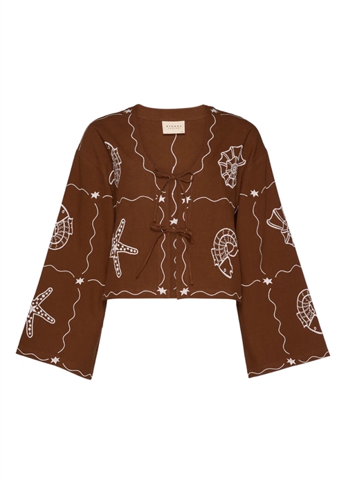 Seashell bluse Soft Brown Sissel Edelbo 