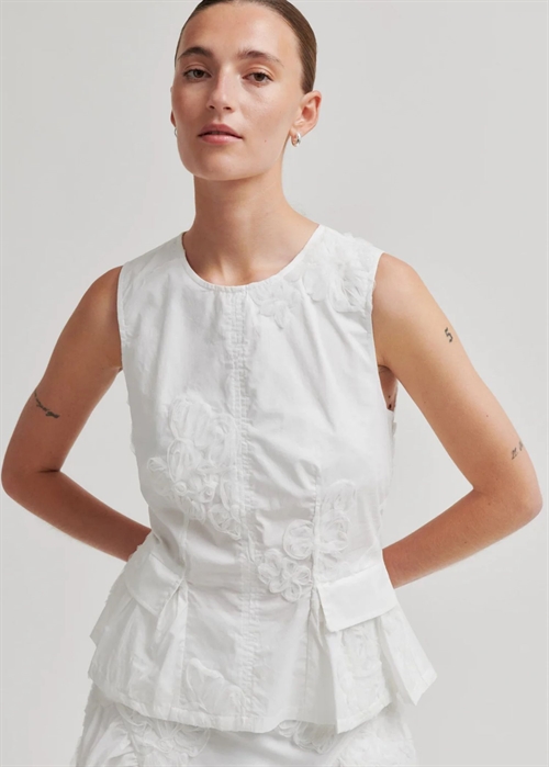 Ashley top Hvid Second Female 