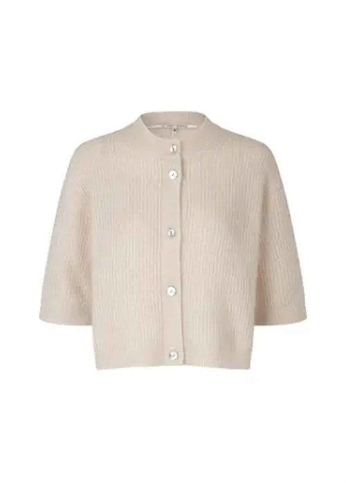 Andrea knit rib cardigan Pumice Stone Second Female 