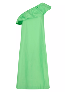 Jutta one shoulder kjole Absinthe Green Second Female 
