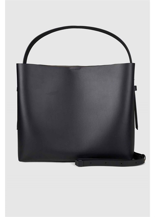 Leata maxi leather bag Sort Second Female 