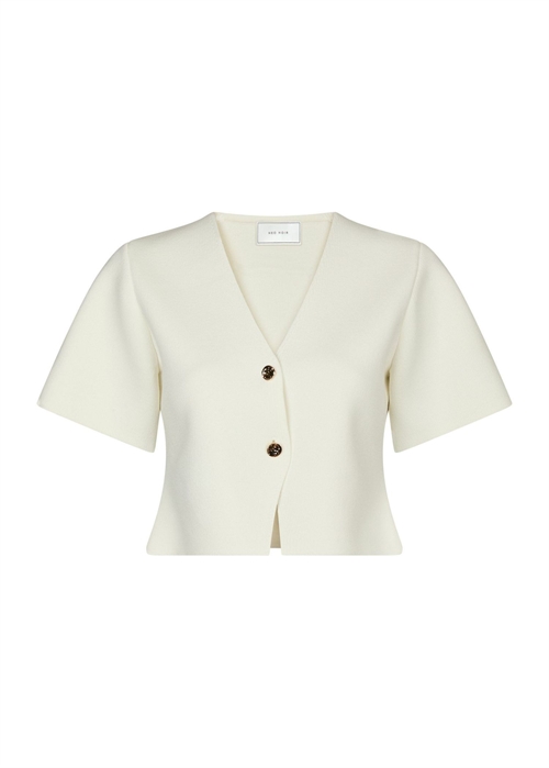 Setta knit bluse Offwhite Neo Noir 