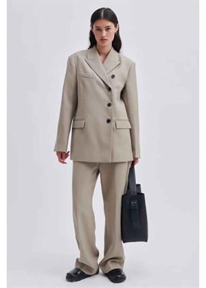 Leata maxi leather bag Sort Second Female 