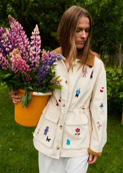 Cara jakke White swan Sissel Edelbo 