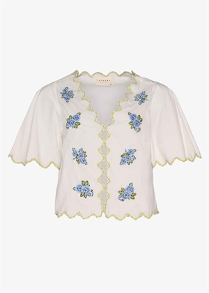 Blueflower bluse Blue flower Sissel Edelbo 