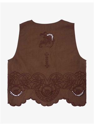 Celestine top Soft Brun Sissel Edelbo 