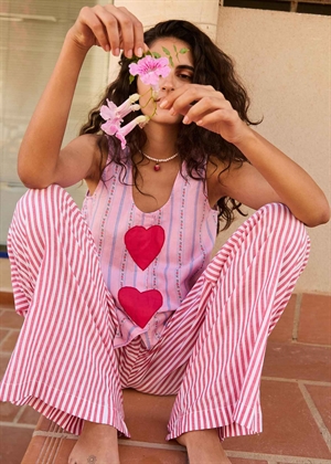 Sweetheart strap top Vintage Rose Sissel Edelbo 