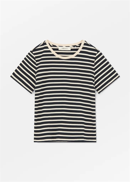 Marron regular tee Navy/Off White Stripe Skall Studio 