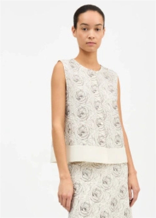 Mollie top Ecru Skall Studio 