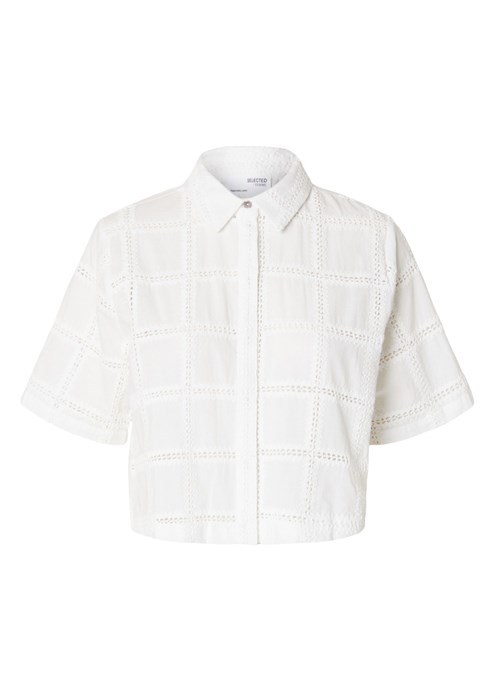 Damara 2/4 skjorte Bright White Selected Femme 