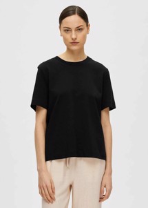 Essential ss boxy tee Sort Selected Femme 