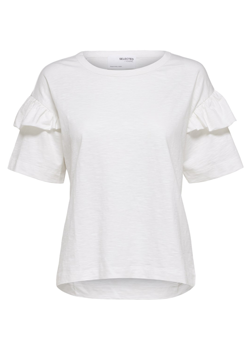 Rylie ss florence tee Bright White Selected Femme 