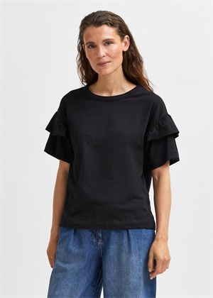 Rylie ss florence tee Sort Selected Femme