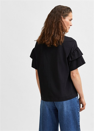 Rylie ss florence tee Sort Selected Femme