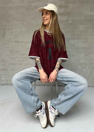 Sporty lace football tee Amarone HAUTE L\'AMITIÈ