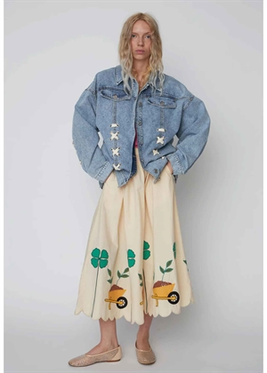 Moon washed denim jakke Denim Moon Wash Stella Nova 