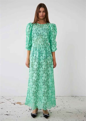 Lace maxi kjole Bright Mint Stella Nova