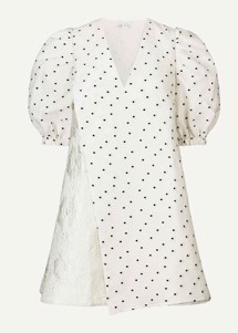 Brethel floral jacquard kjole Mini Daisy cream/Maxi daisy Stine Goya 