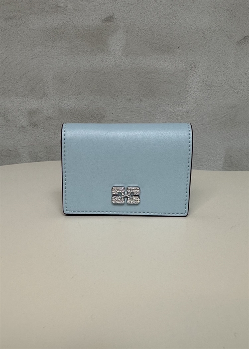 Strass Bou flap kortholder Icy Blue A6394 Ganni 