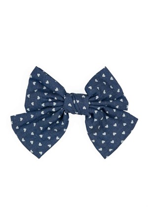 Denim Bow clip Hearts Sui Ava 