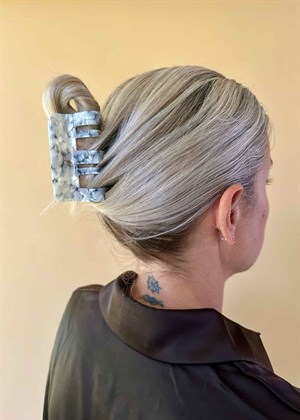 Fie mixed big clip Grey Sui Ava