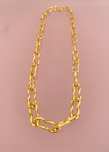 Thyra necklace Gold Plissé Copenhagen 