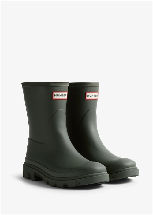 Unisex Downpour Short støvle Dark Olive HUNTER