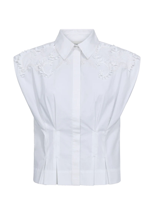 Vatan skjorte Bright White Copenhagen Muse 