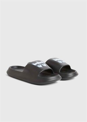 Jon AA slipper Black Wood Wood 