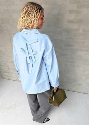 Zane ls skjorte Cornflower Blue Object 