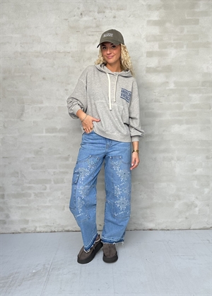 Zofbay hoodie Heather Grey American Vintage 